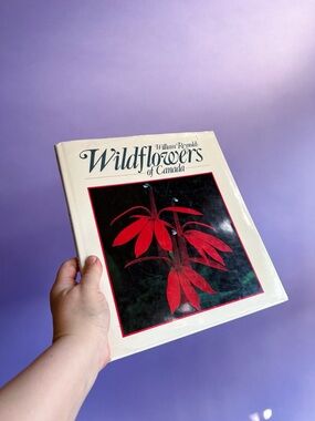 Wildflowers of Canada Hardcover Book - Cream Cover with Red Floral Image